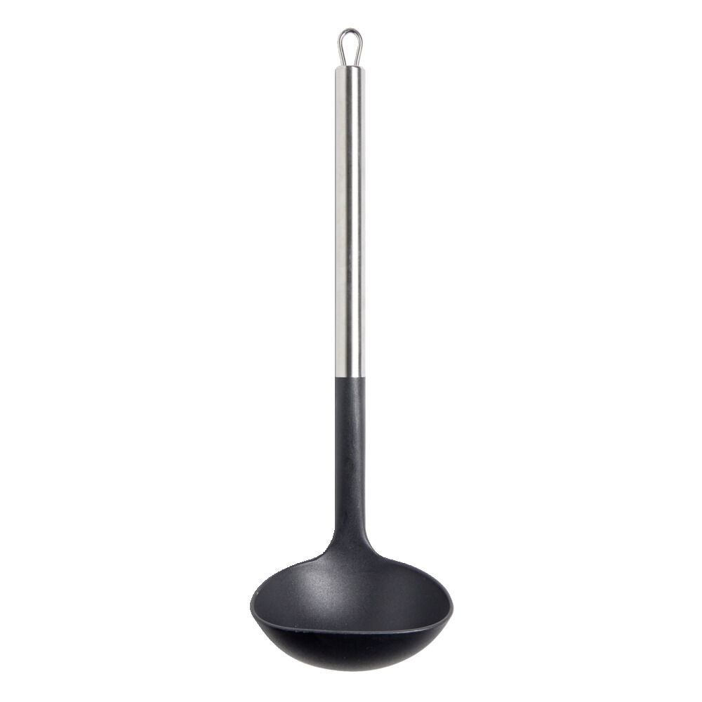 Louche en plastique avec manche en inox L.32,5cm