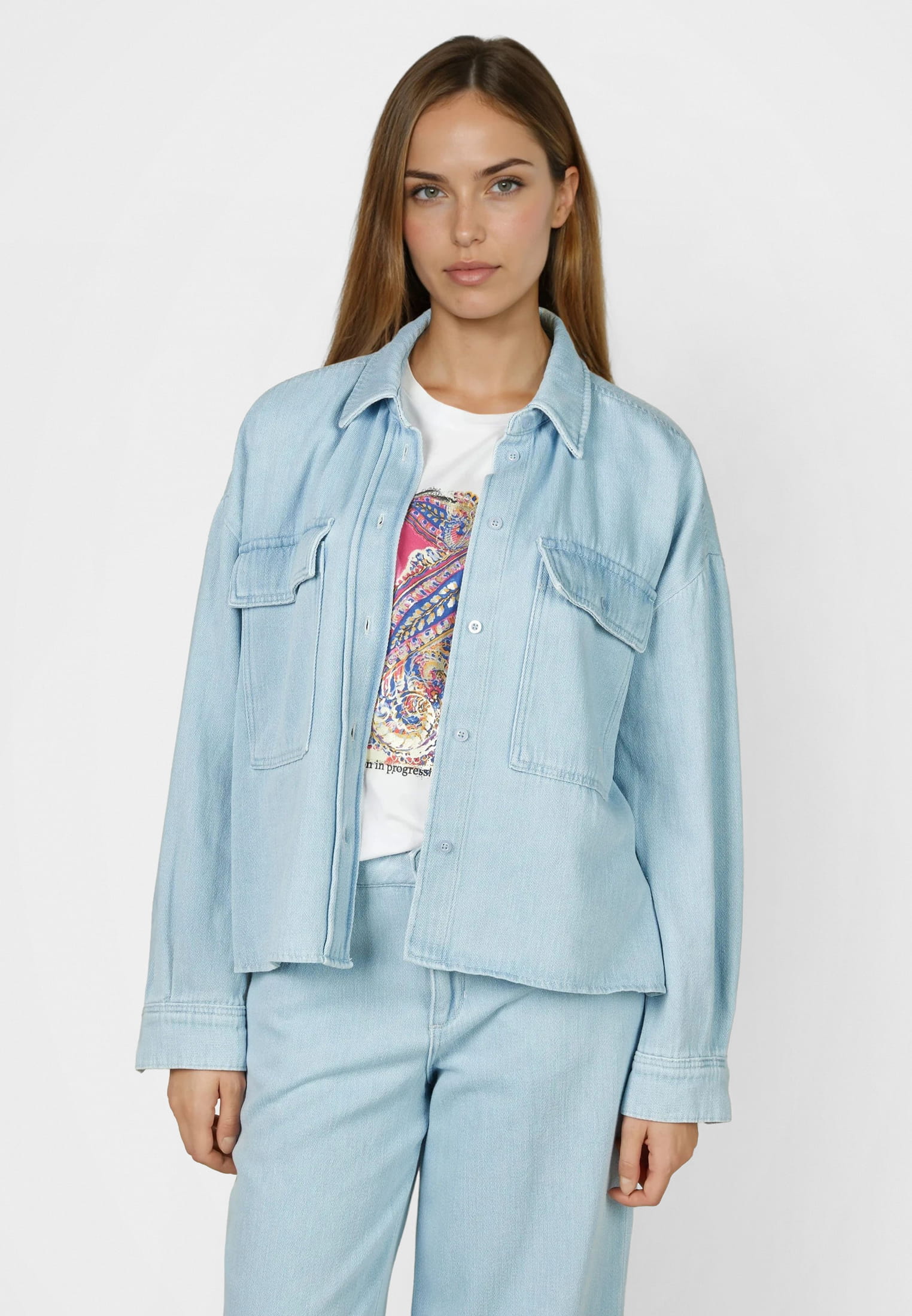 Oversize Jeanshemd