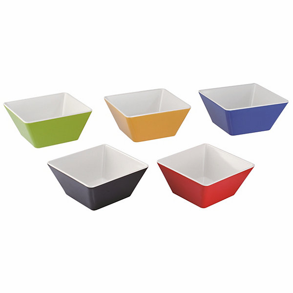 Bol Carré à Sauce en Mélamine 24 x 24 cm - Pujadas - Noir - l24- L0.1- P24- h10- Mélaminé