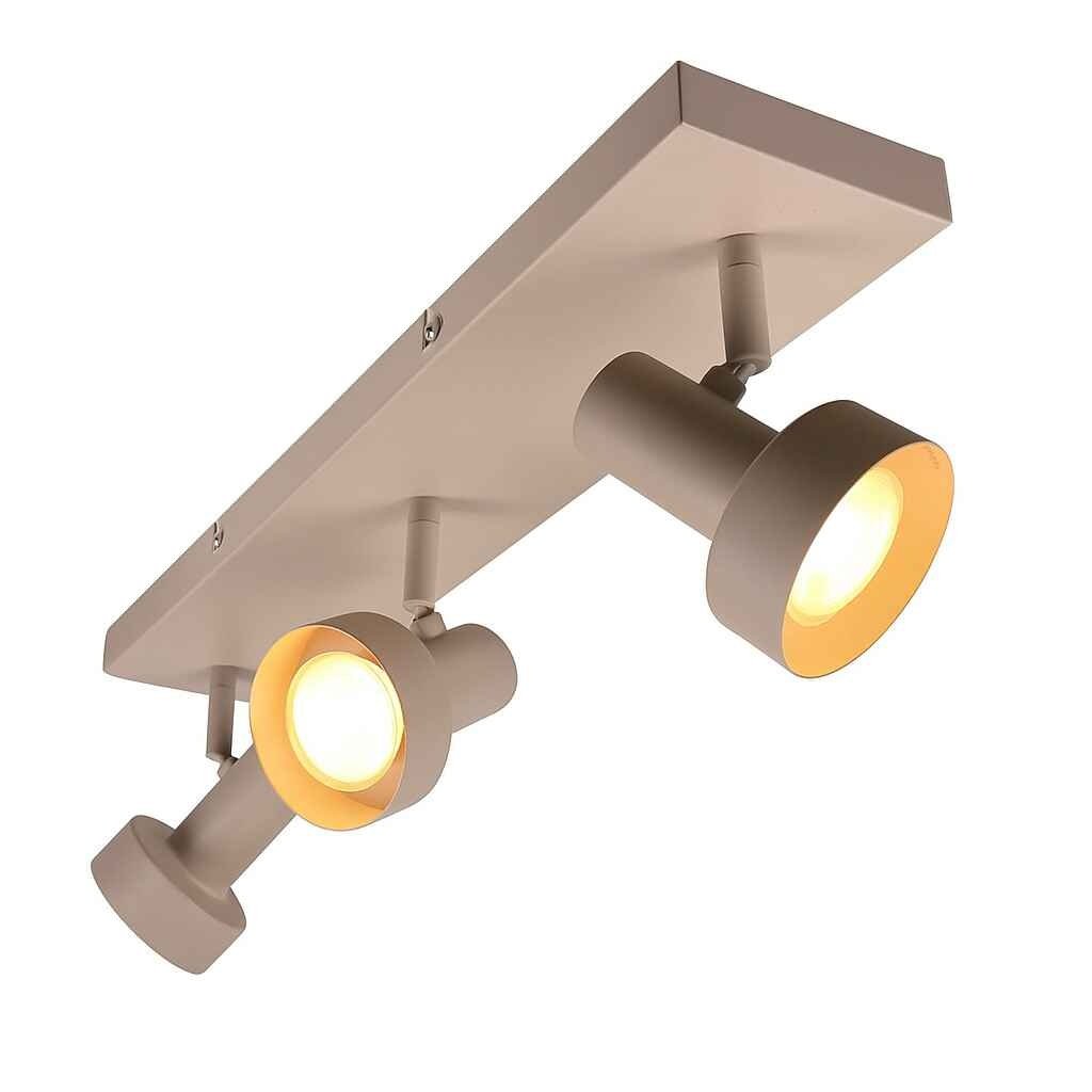 Freelight spot Lunata - 3 lichts - 50 x 15  cm - beige