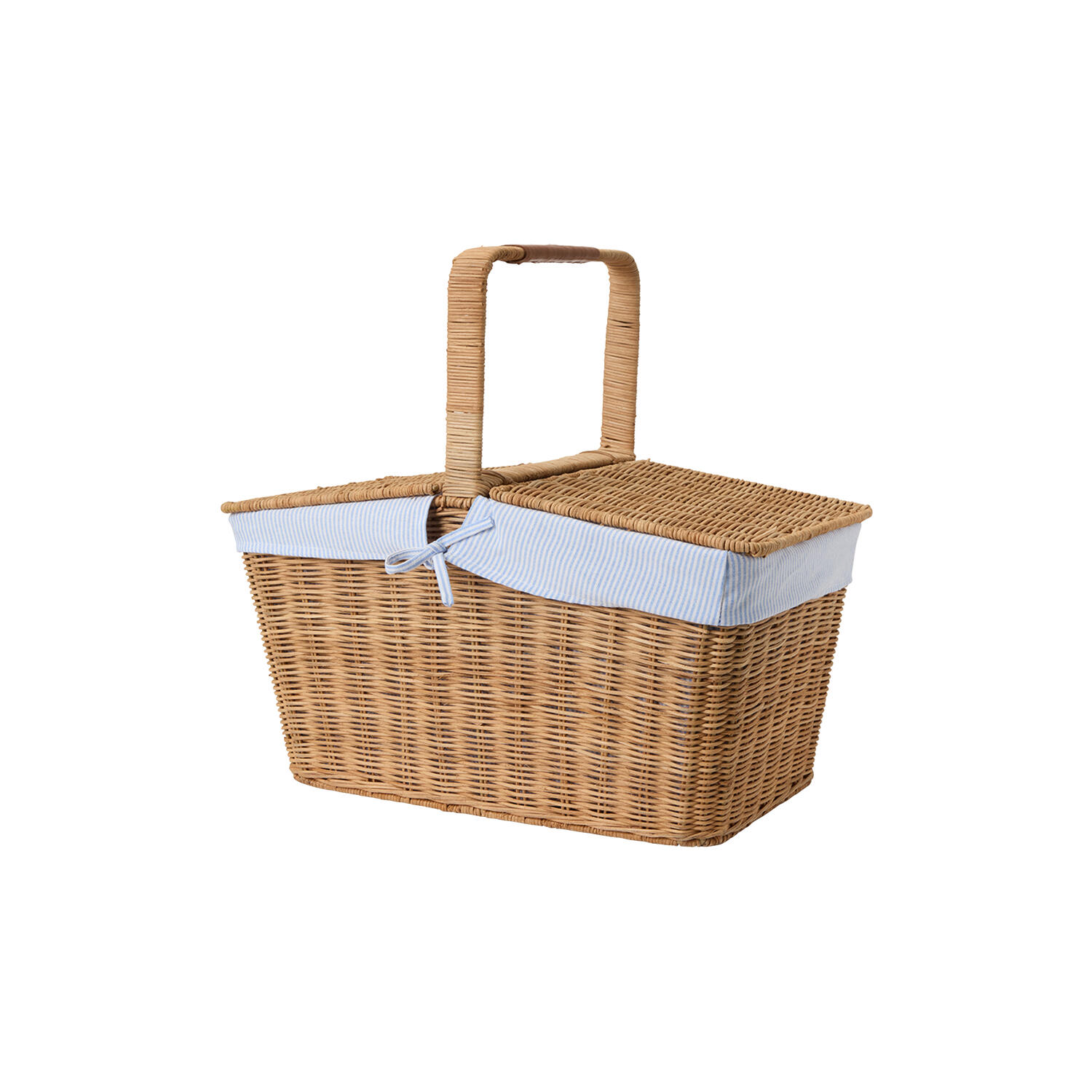 Rattan&nbsp;Picnic&nbsp;Basket&nbsp;with&nbsp;Liner