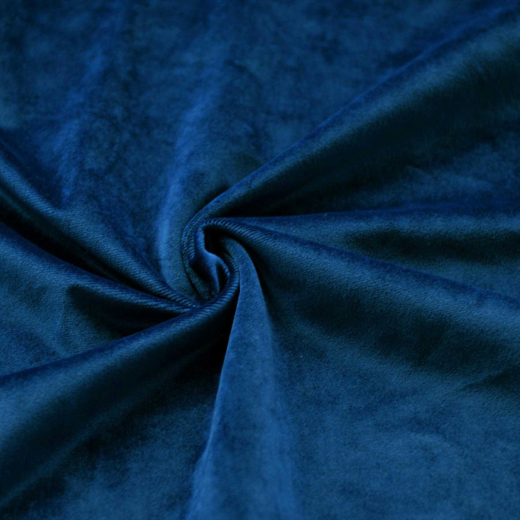 - Rideau feutré en velours uni bleu marine 135x260 cm