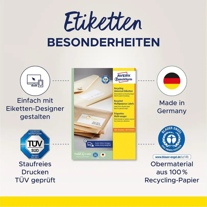 Etiketten 100er-Set LR3427