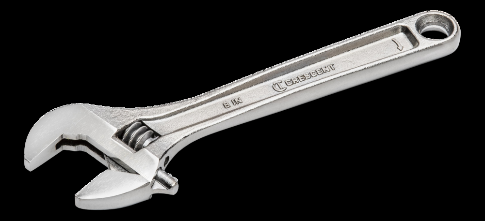Crescent Wide-Jaw Adjustable Wrench, Assorted Sizes