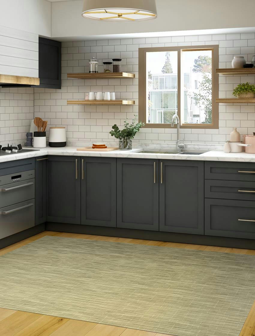 TEXTURES - Tapis en vinyle Besalú beige 80x120