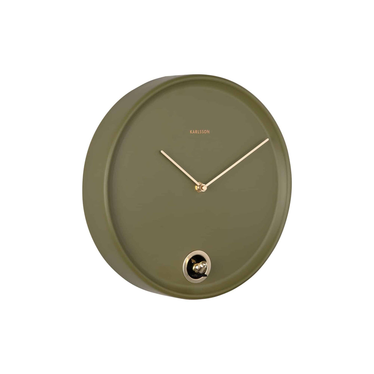 Karlsson wandklok Esencia Cuckoo - groen - Ø30cm