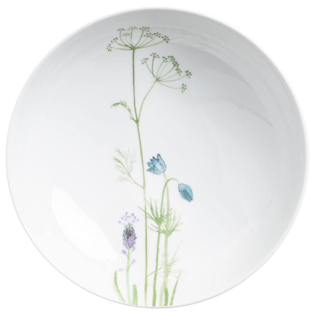 Kahla Suppenteller Wildblume 21 cm, blau-rot