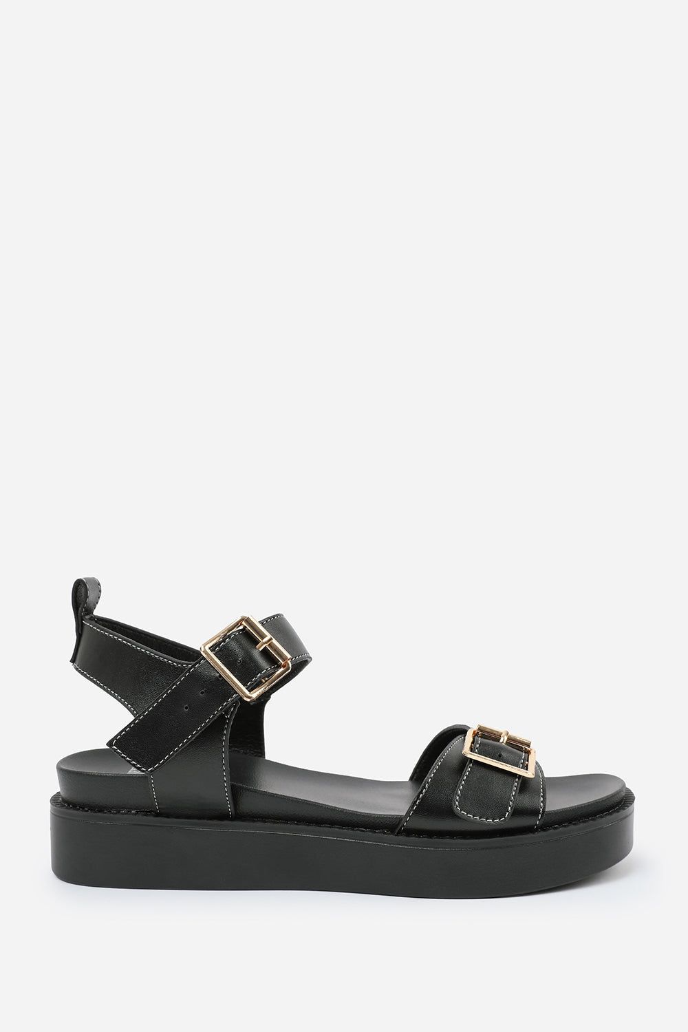 Where's That From Kavia' Double Buckle Strap Platform Sandals