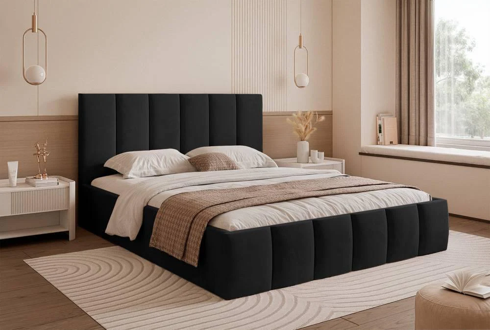 Bedframe Quinn met opbergruimte 180x200