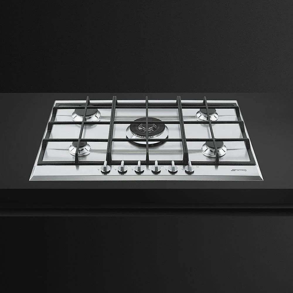 75cm Cucina Gas Hob Stainless Steel
