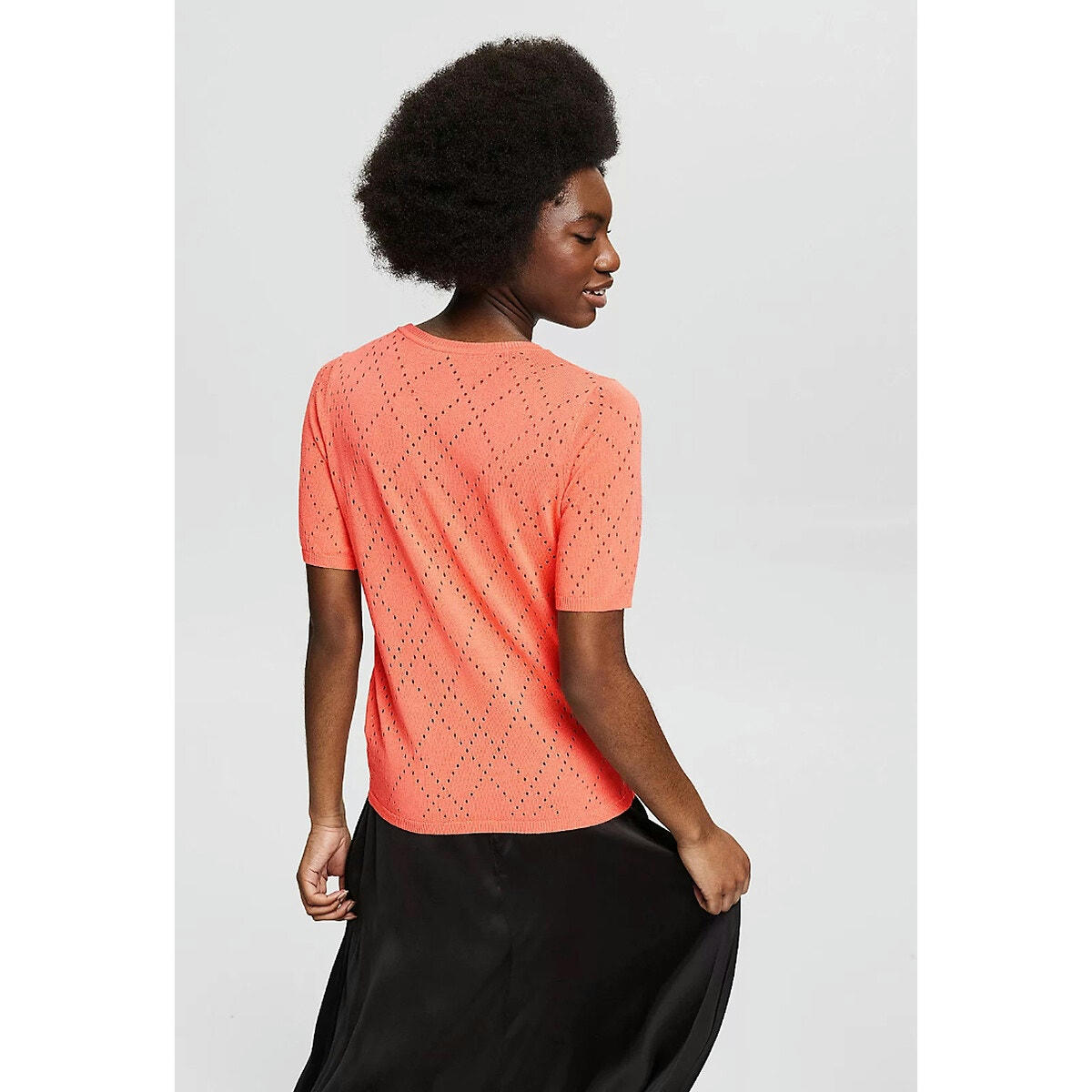 Pull col rond en fine maille