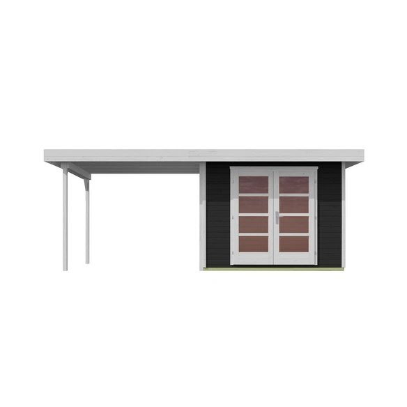 Gartenhaus »126 B Gr.2«, Holz, BxHxT: 645 x 226 x 301 cm (Außenmaße inkl. Dachüberstand)