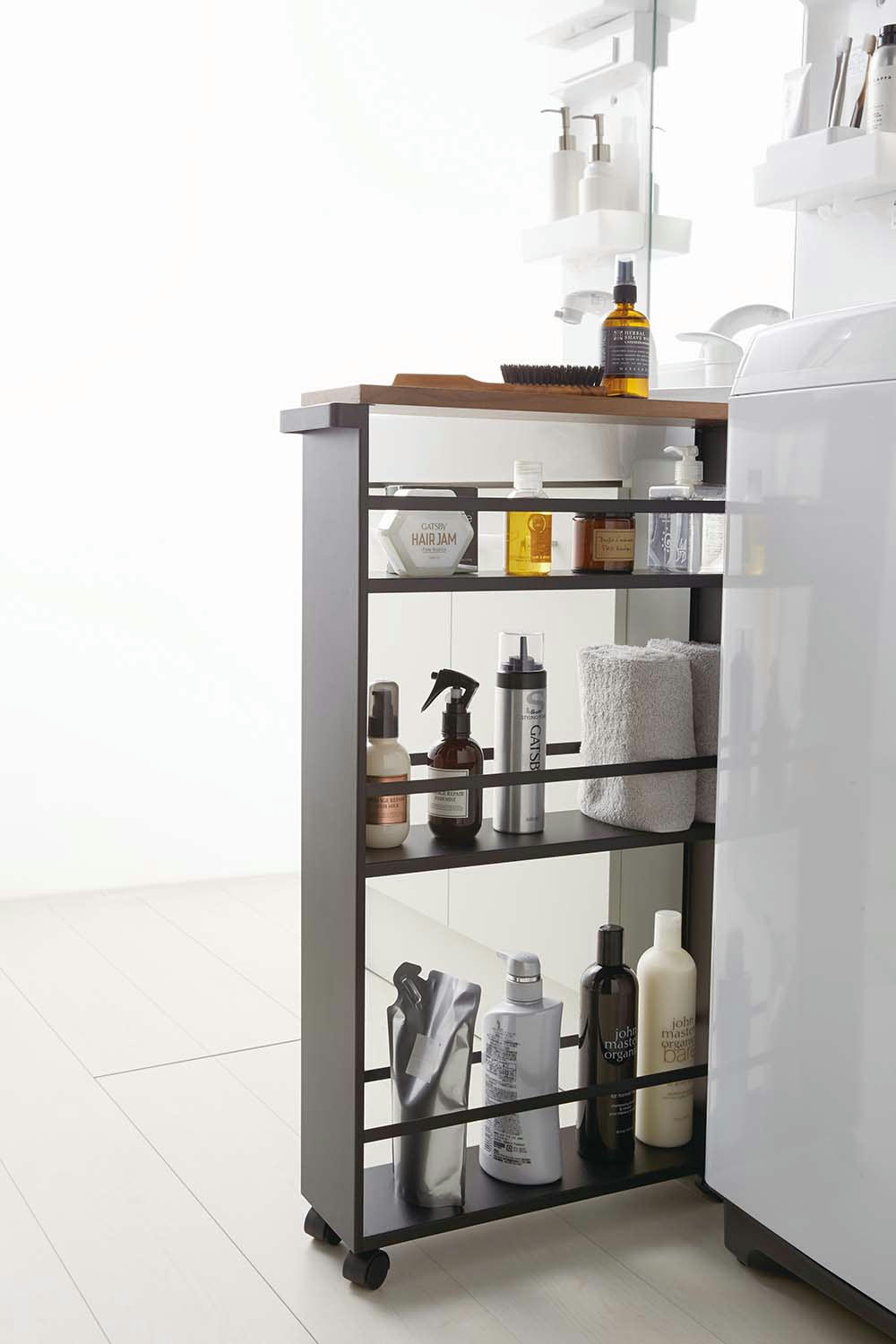 - Desserte de cuisine en métal et bois tower noir