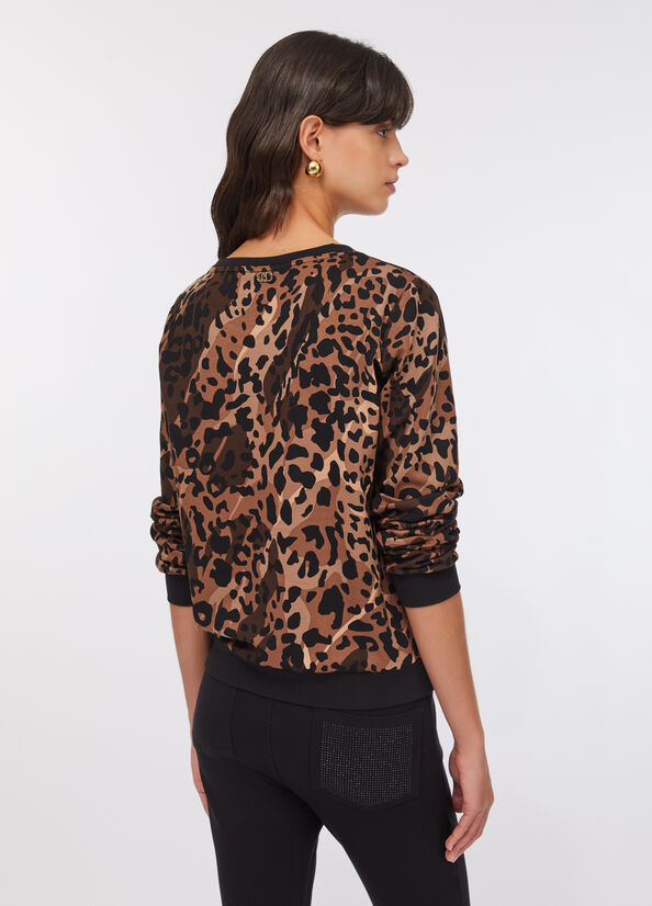 Felpa animalier Liu Jo Better