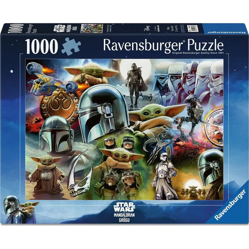 Puzzle Star Wars Mandalorian und Grogu
