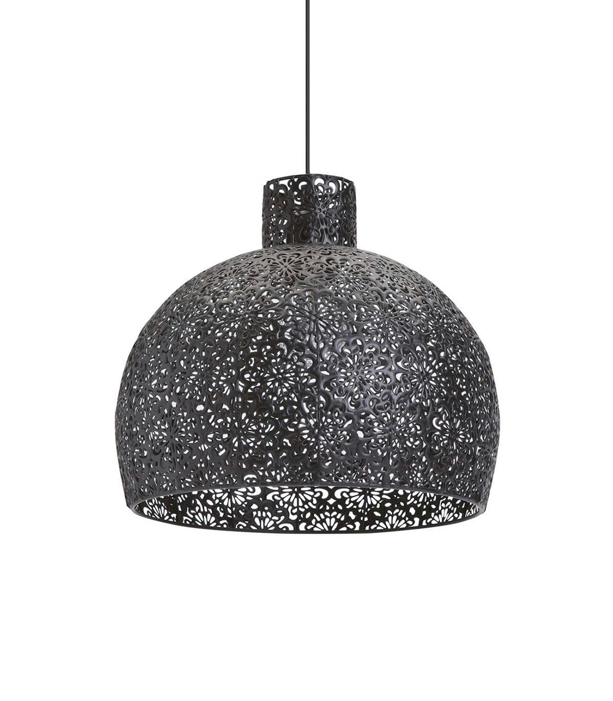 ATHENA - Suspension en métal noir d. 28 cm