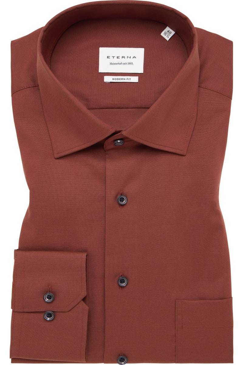 ETERNA Modern Fit Hemd mehrfarbig, Einfarbig