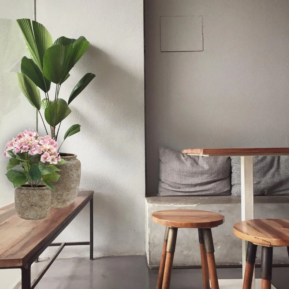 DK Design Bloempot kruik model Batu - zandkleur - D22 x H20 cm