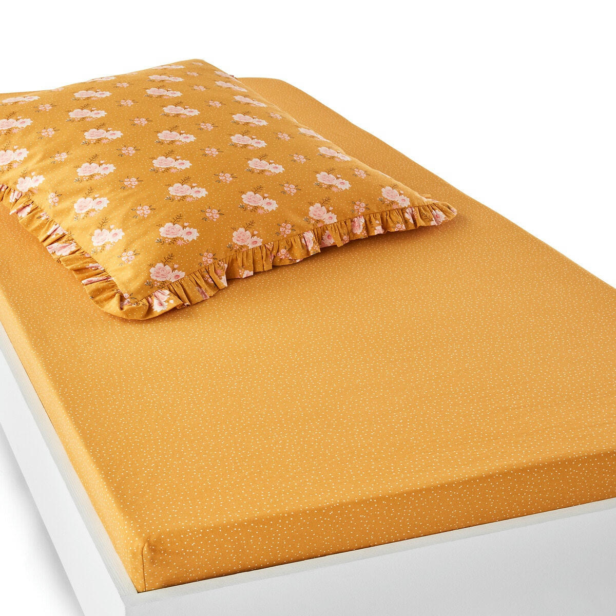 Drap housse coton lavé, Philomène