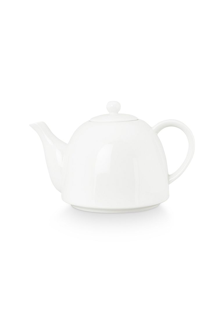 vtwonen Theepot - Wit - Porselein - 1.8 Liter