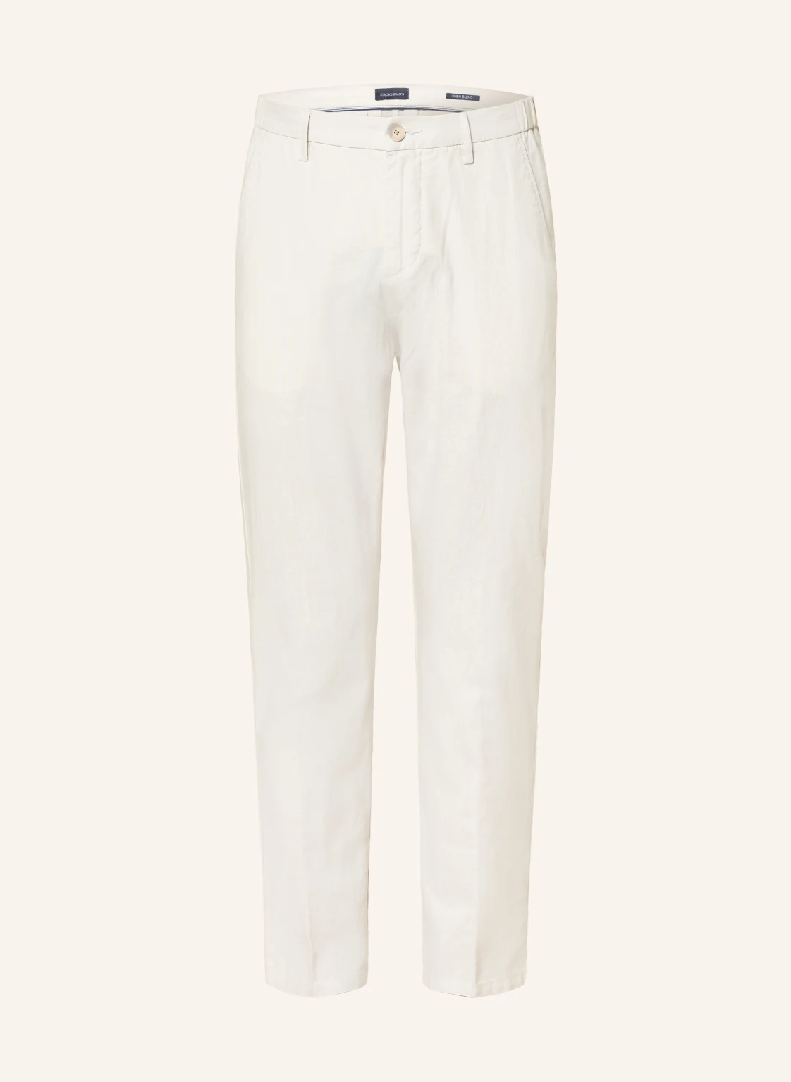 STROKESMAN'S Chino Regular Fit mit Leinen