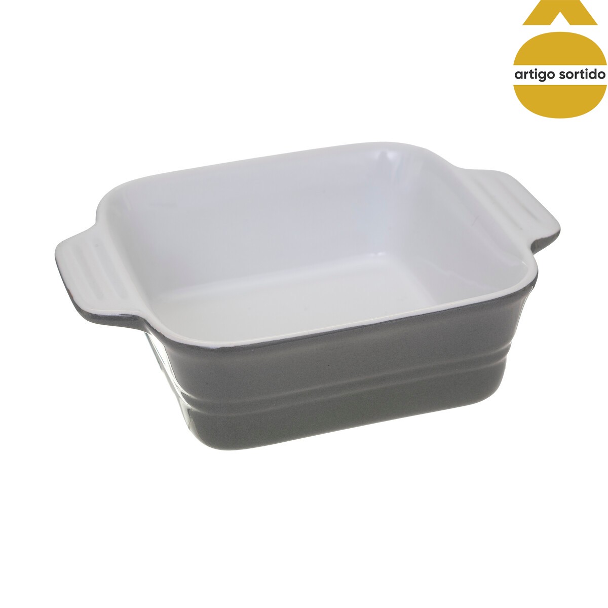 Travessa redonda ou quadrada branca