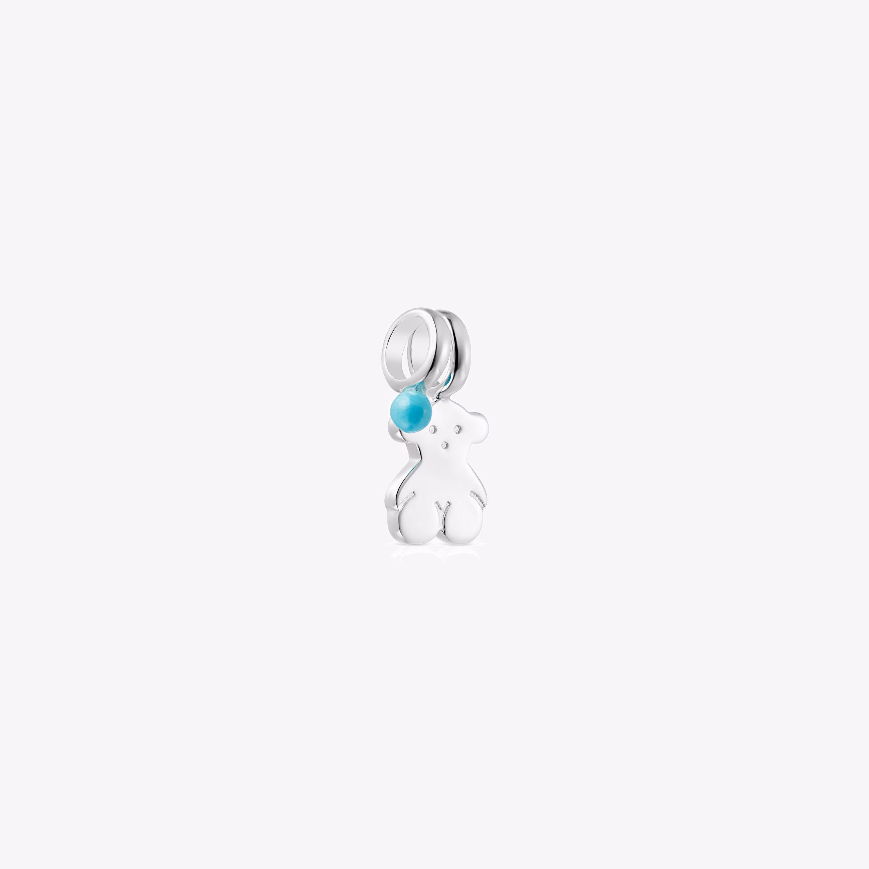 Pack de Colgantes oso de plata y howlita tratada Sweet Dolls