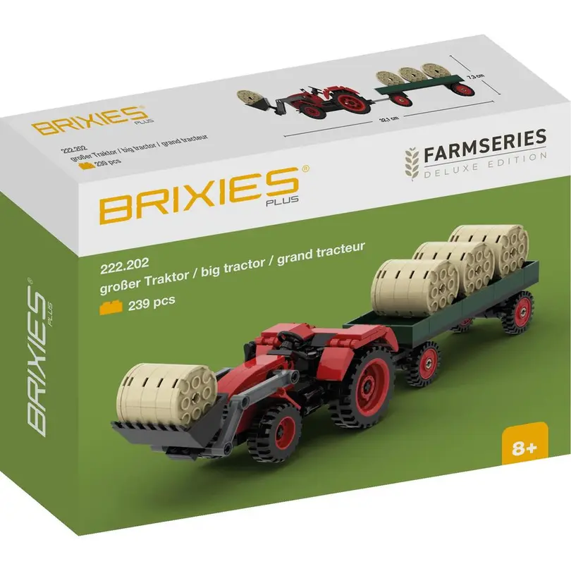 Traktor 200-teilig Brixies Plus