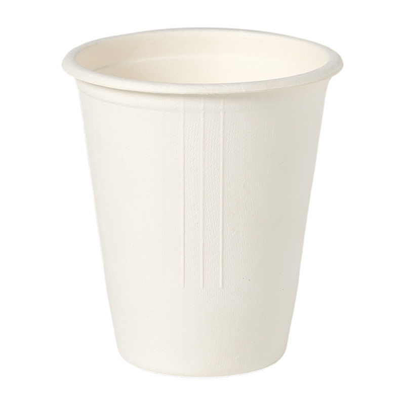 Bekers bagasse - 275 ml - set van 8
