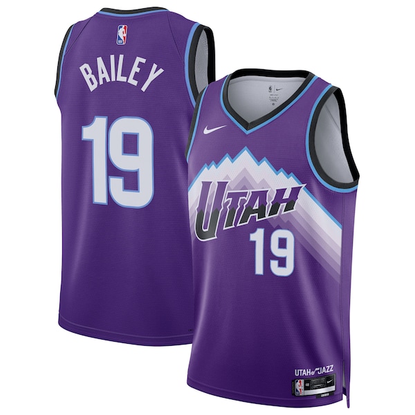 Ace Bailey Utah Jazz Nike Unisex Swingman Jersey - Icon Edition - Purple