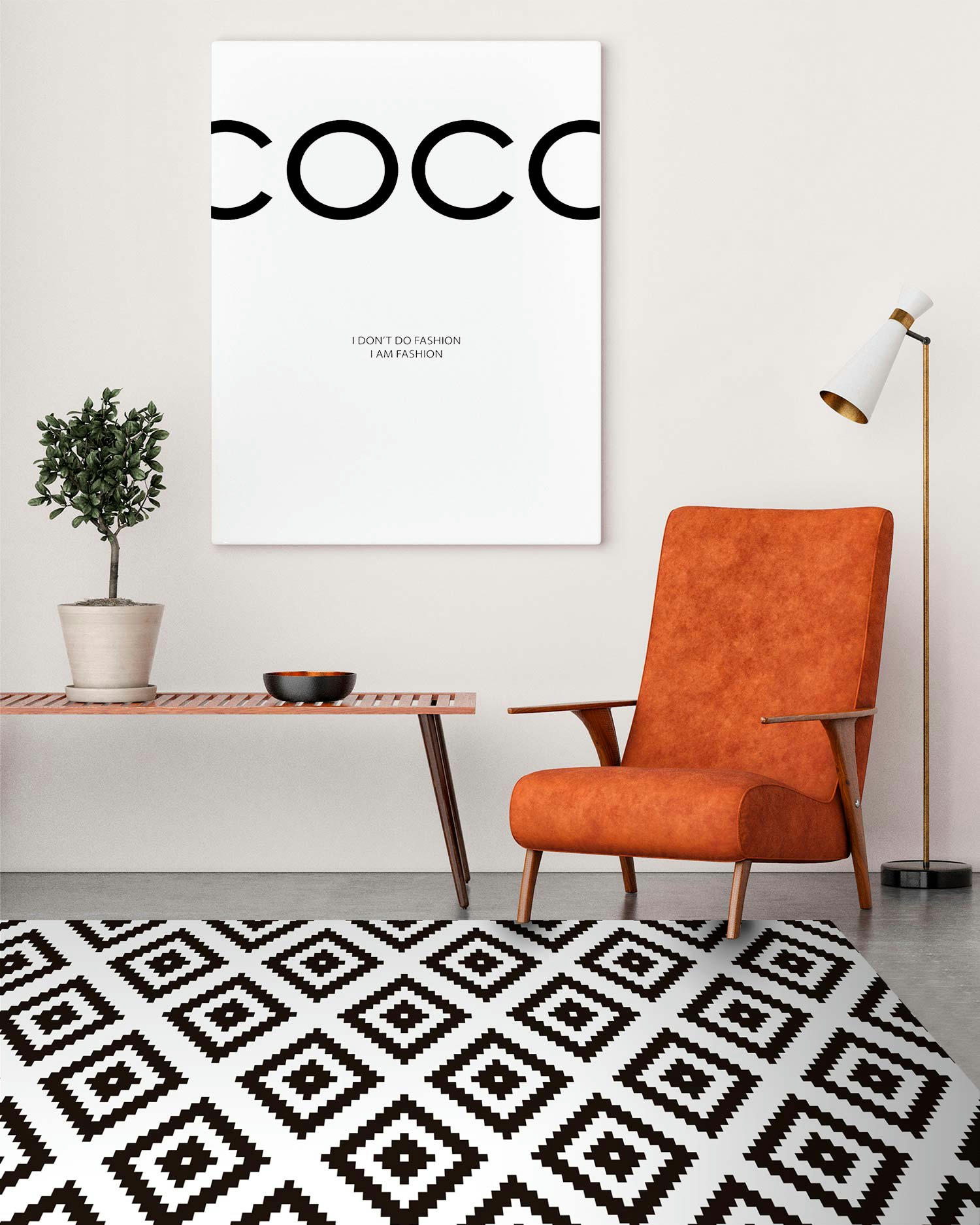 - Tapis vinyle carrés noirs 200x200cm