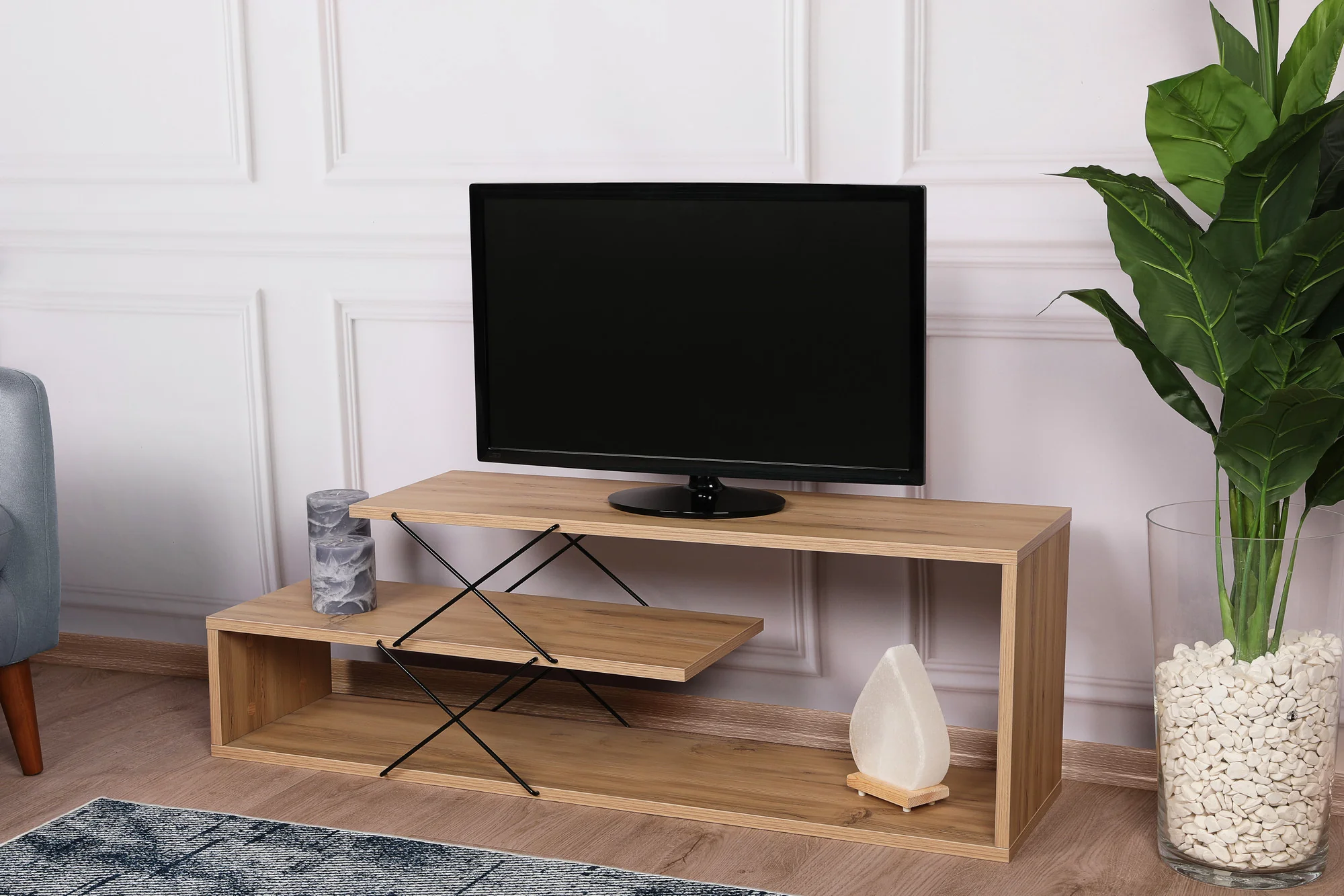 TV-meubel Zigzag