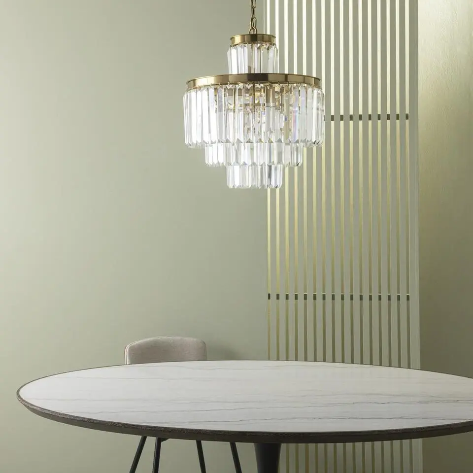 Signature - FULGURANT Kroonluchter - Goudkleurig - 50x50x100 cm