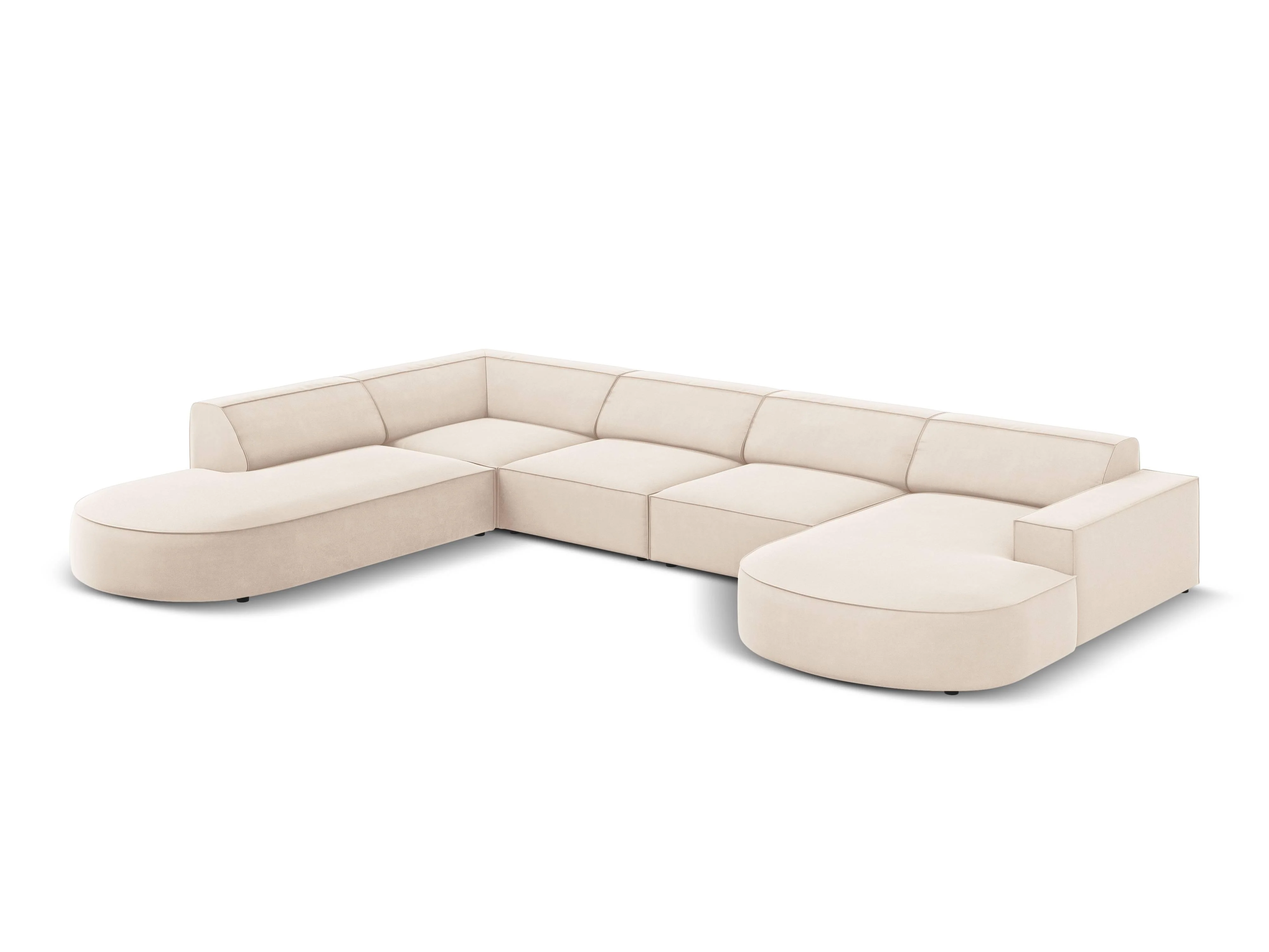 U-bank Jodie velvet Chaise longue links