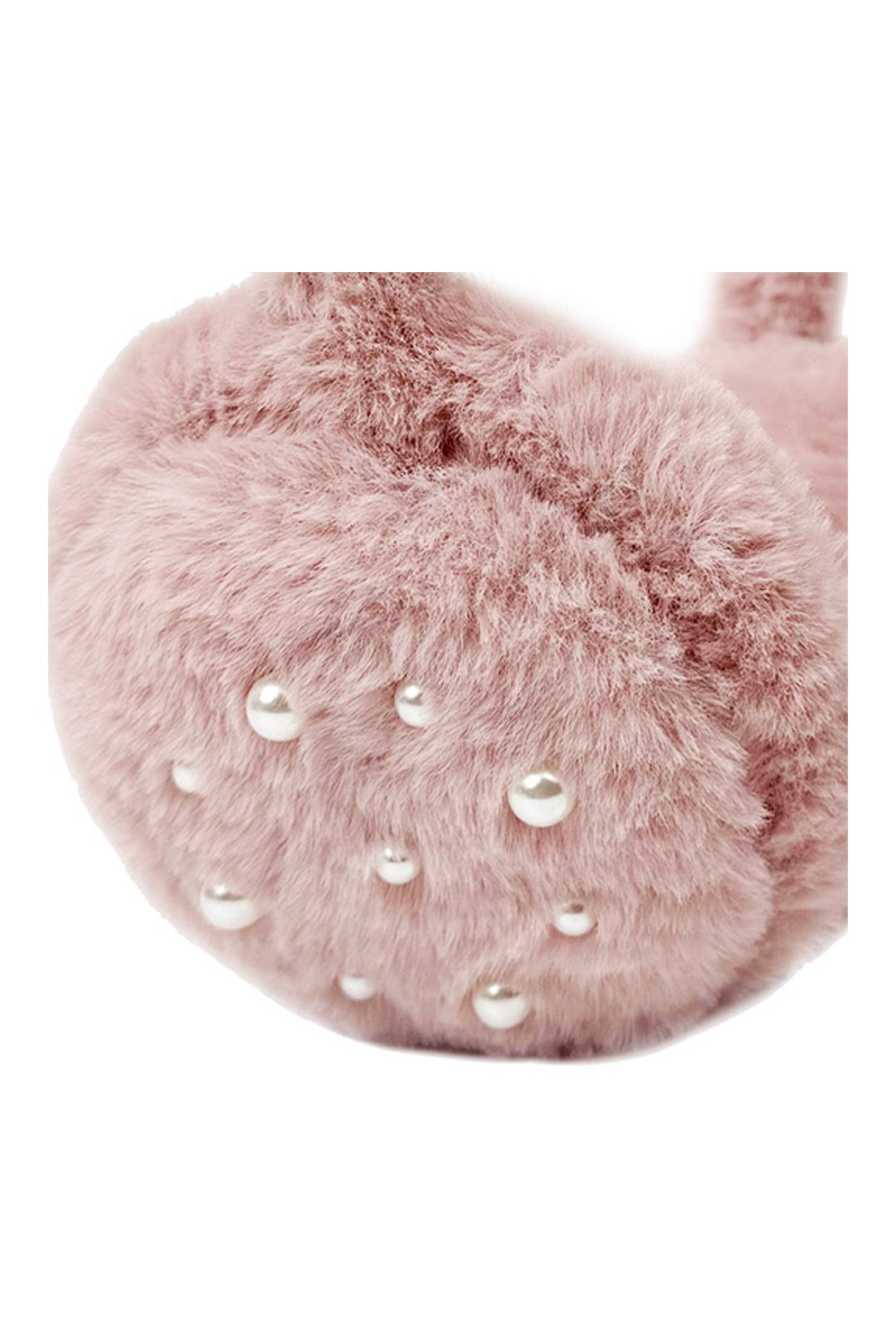 Vellin Fluffy Earmuffs with Pearl Detail