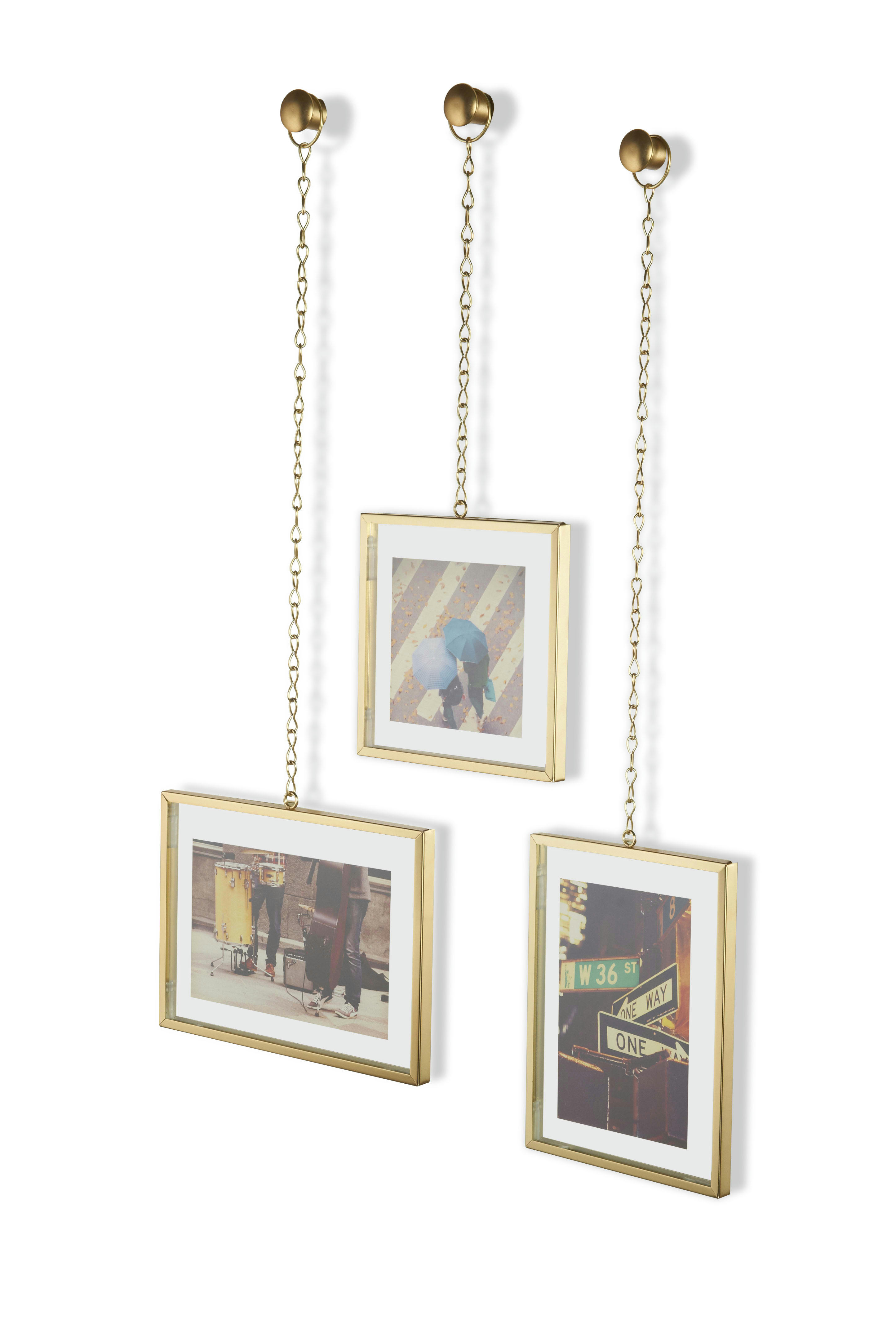 FOTOCHAIN - Jeu de 3 cadres photo