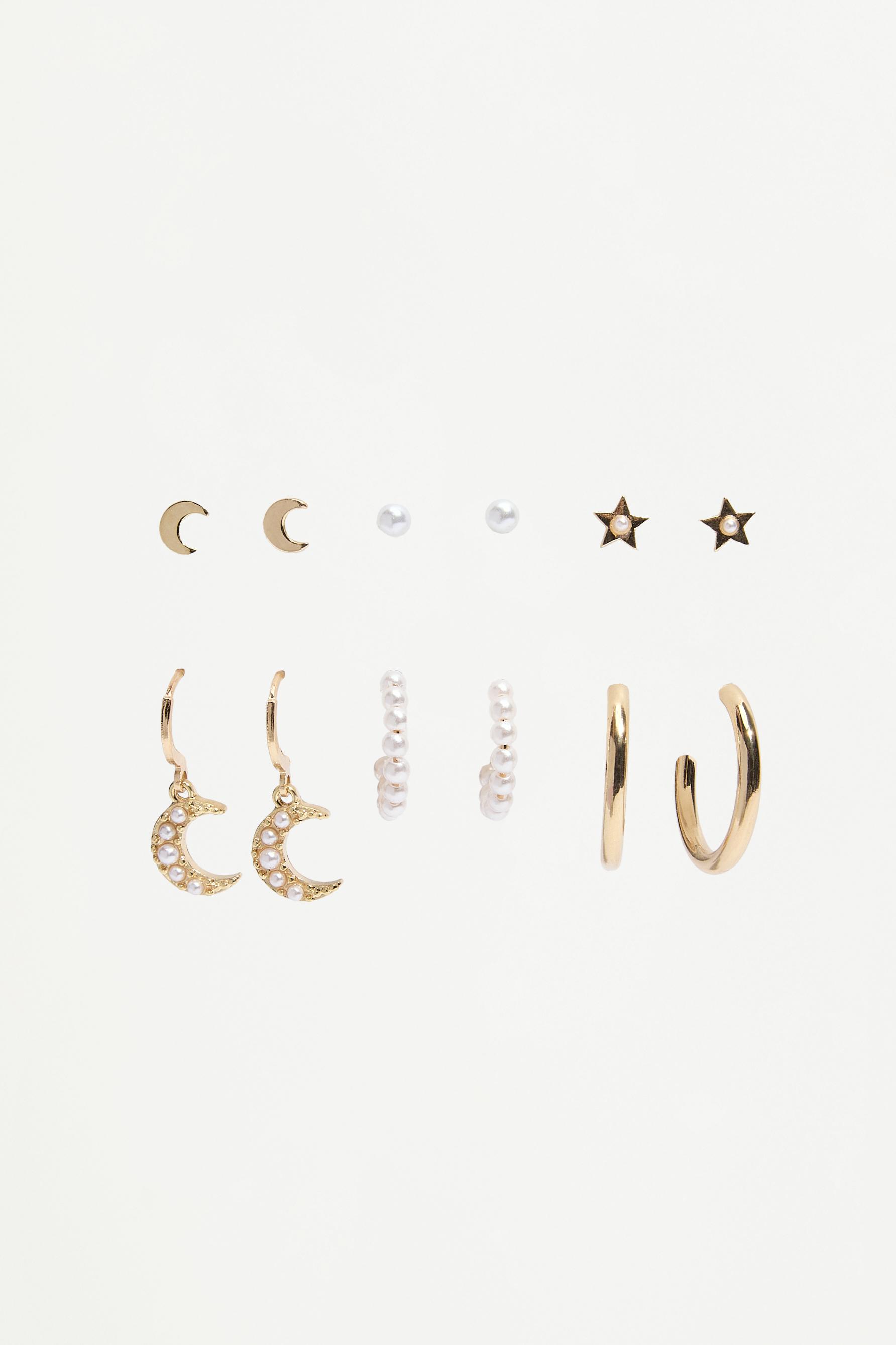 Pendientes combinados (Pack 6)