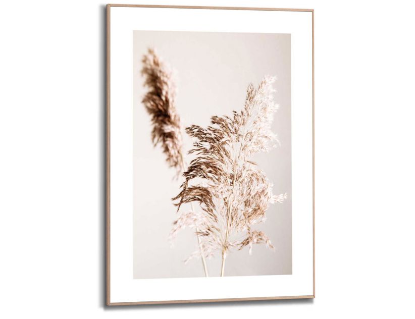 Bild Slim Frame Wood Gräser