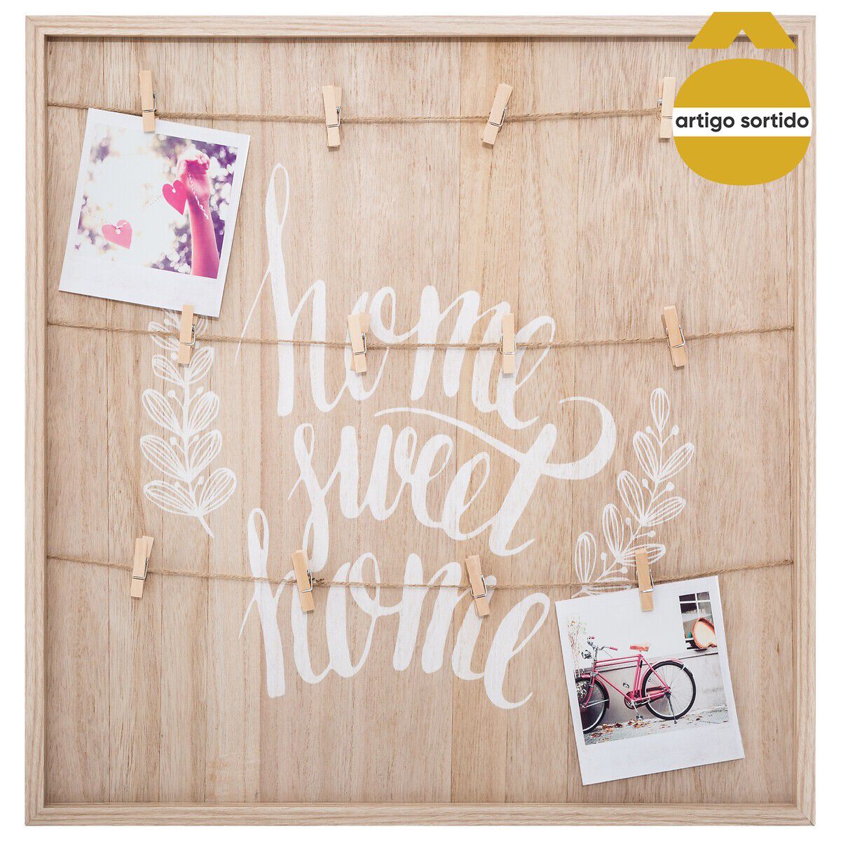 Porta fotos decorado 48x48cm