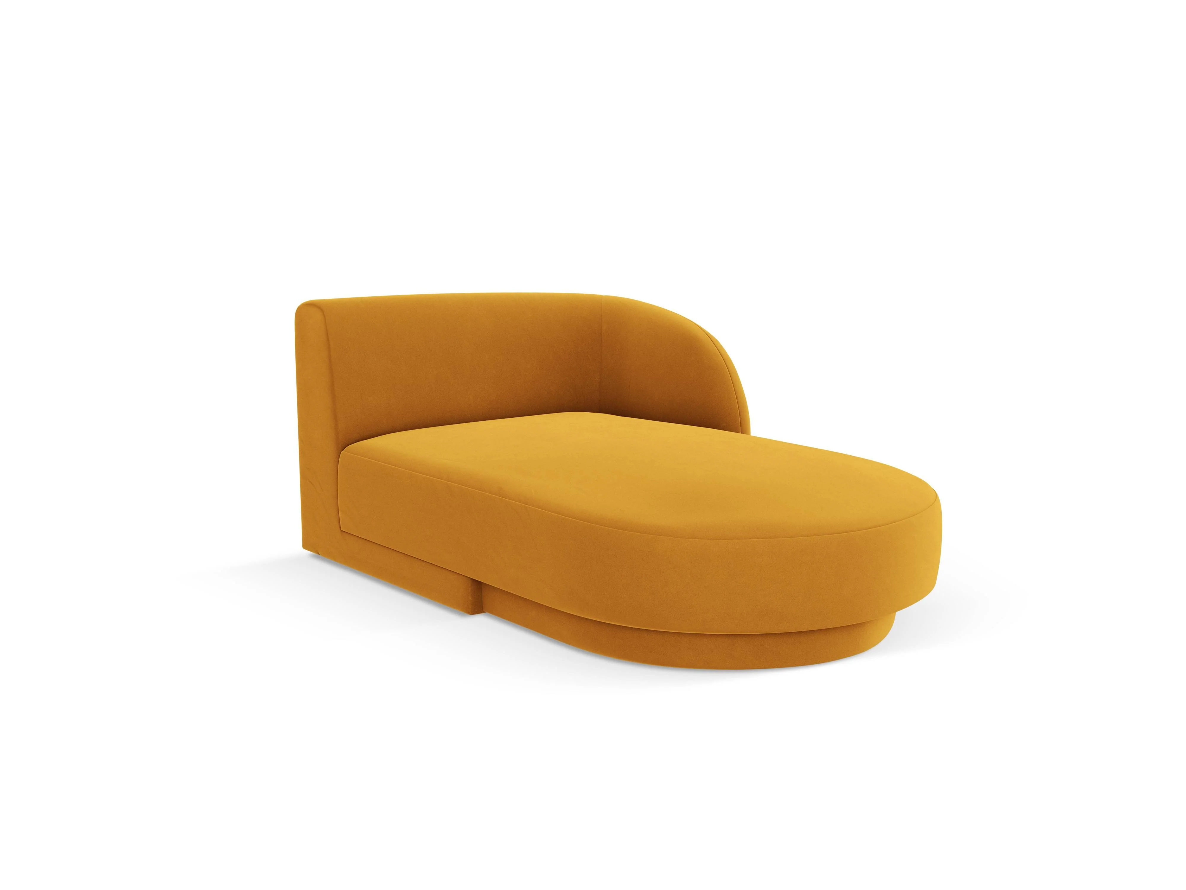 Chaise longue Miley rechts velvet