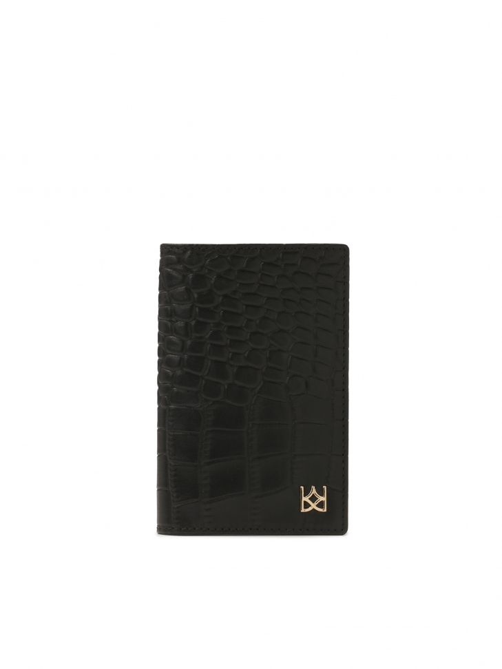 Practical embossed leather document case