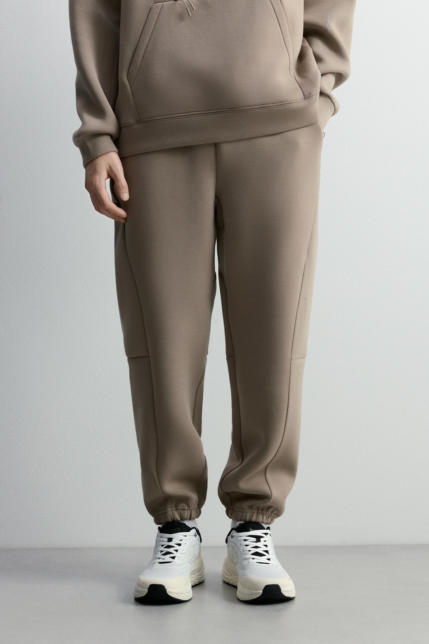 Pantalón efecto neopreno side cut X-365