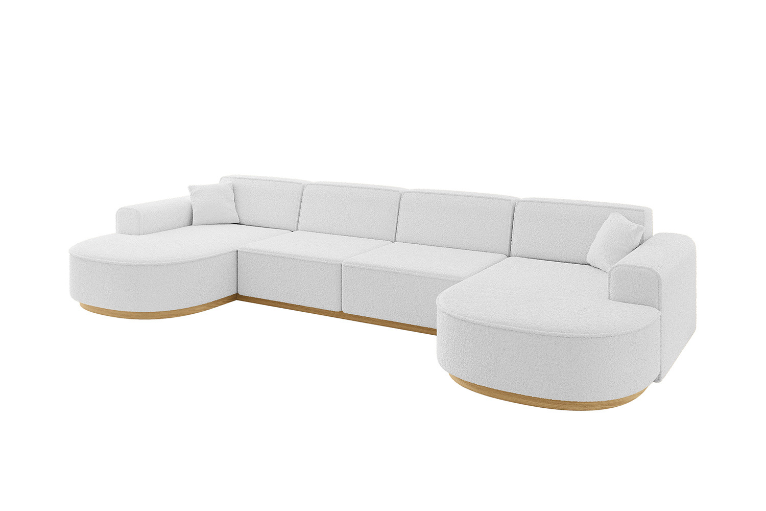 Narożnik uniwersalny bez funkcji spania MARI-U2-v2 388x171x83 cm Biały