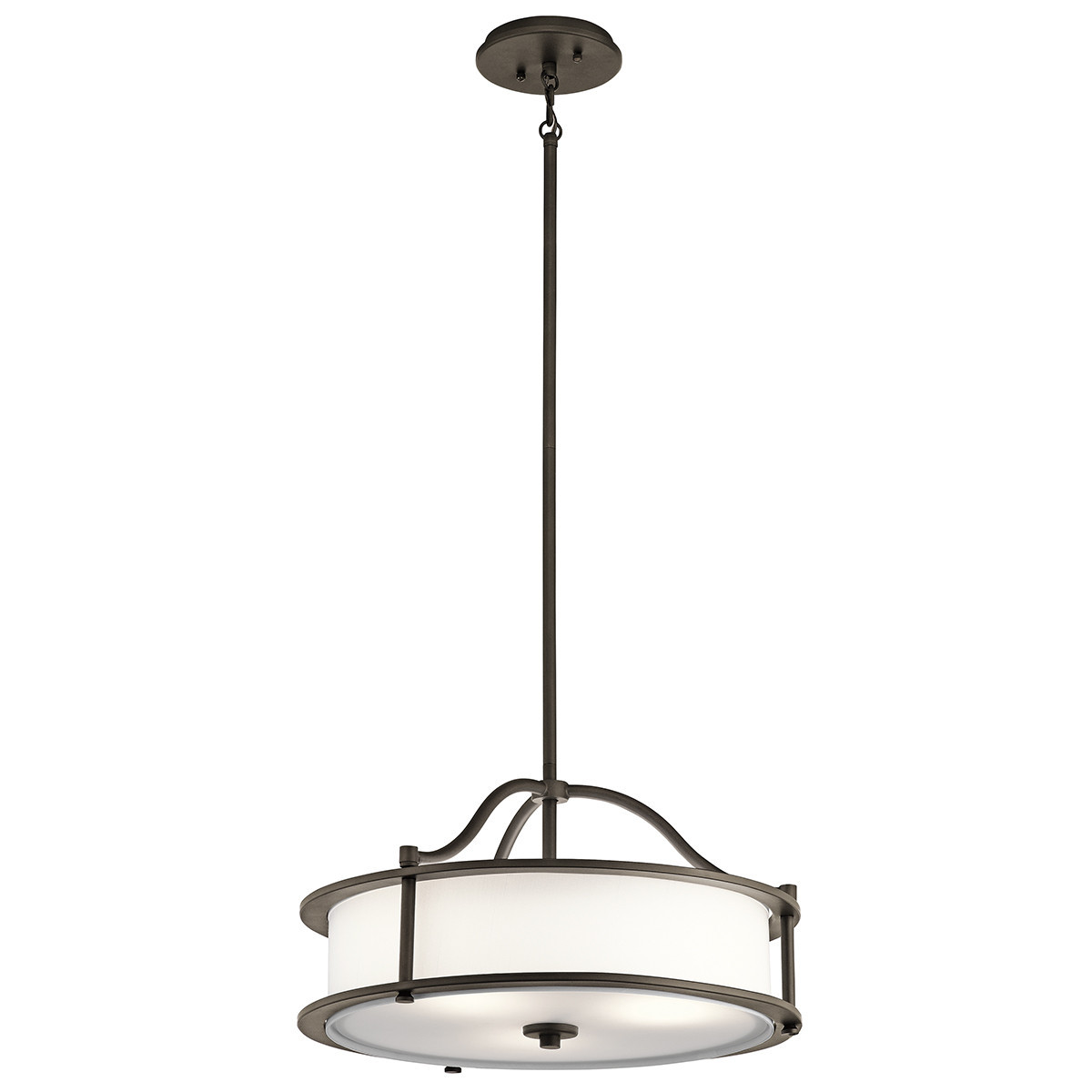 Lampa wisząca stary brąz Emory 3xE27x60W wym: 124,5x45,7x45,7 cm Kichler