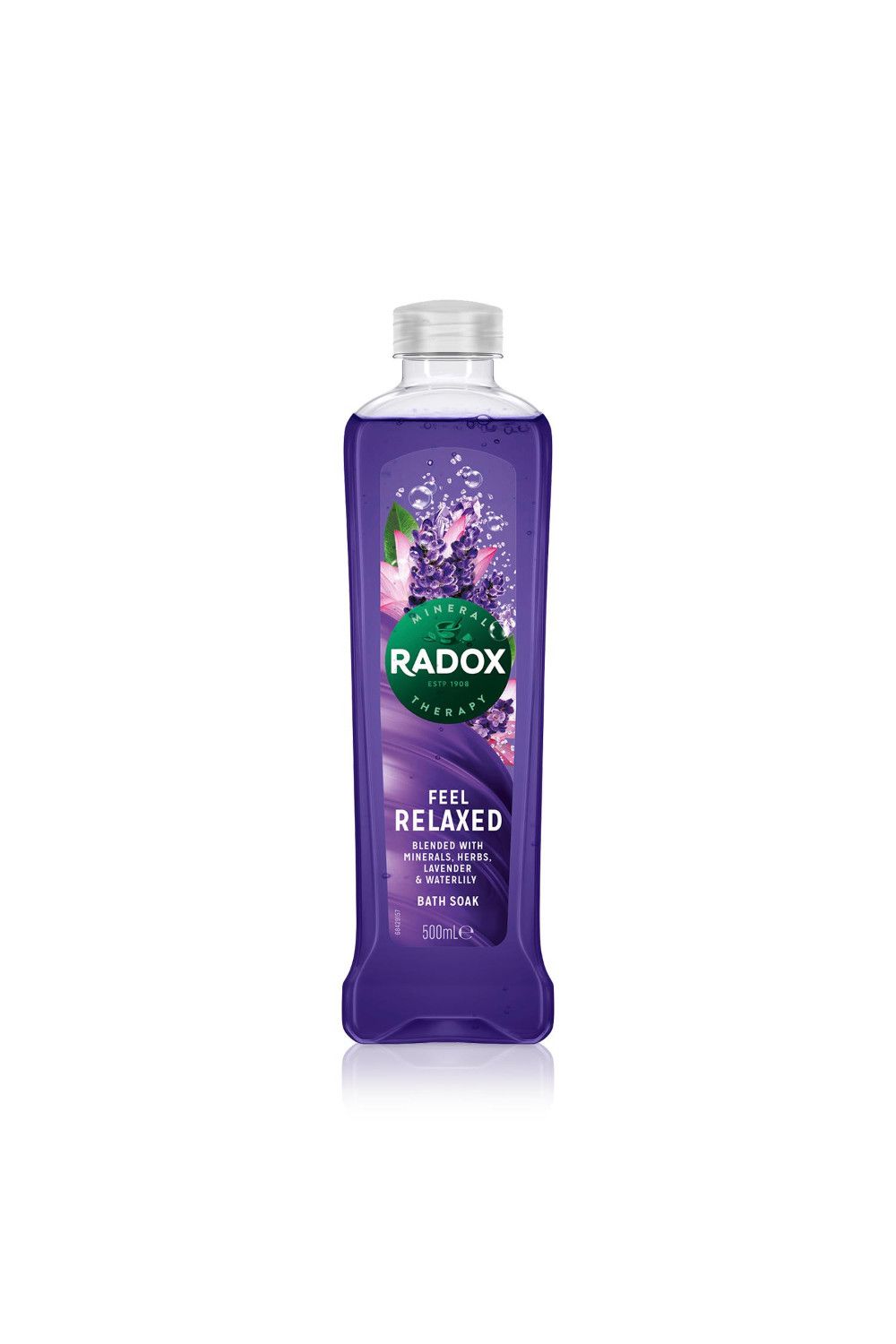 Radox 100% Nature Inspired Fragrance 'Bath Soak', Feel Relaxed, 6 x 500ml