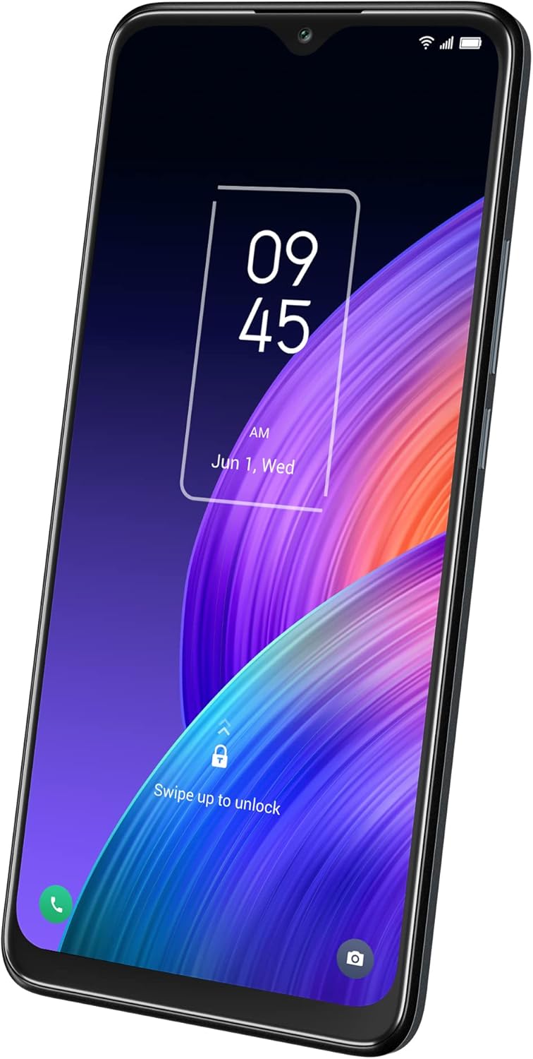 TCL 30XL |2022| Unlocked Cell Phone, 6.82 inch Vast Display, 5000mAh Battery, Android 12 Smartphone, 50MP AI Quad-Camera, 6GB RAM + 64GB ROM, US Version Mobile Phone, Night Mist (Renewed)
