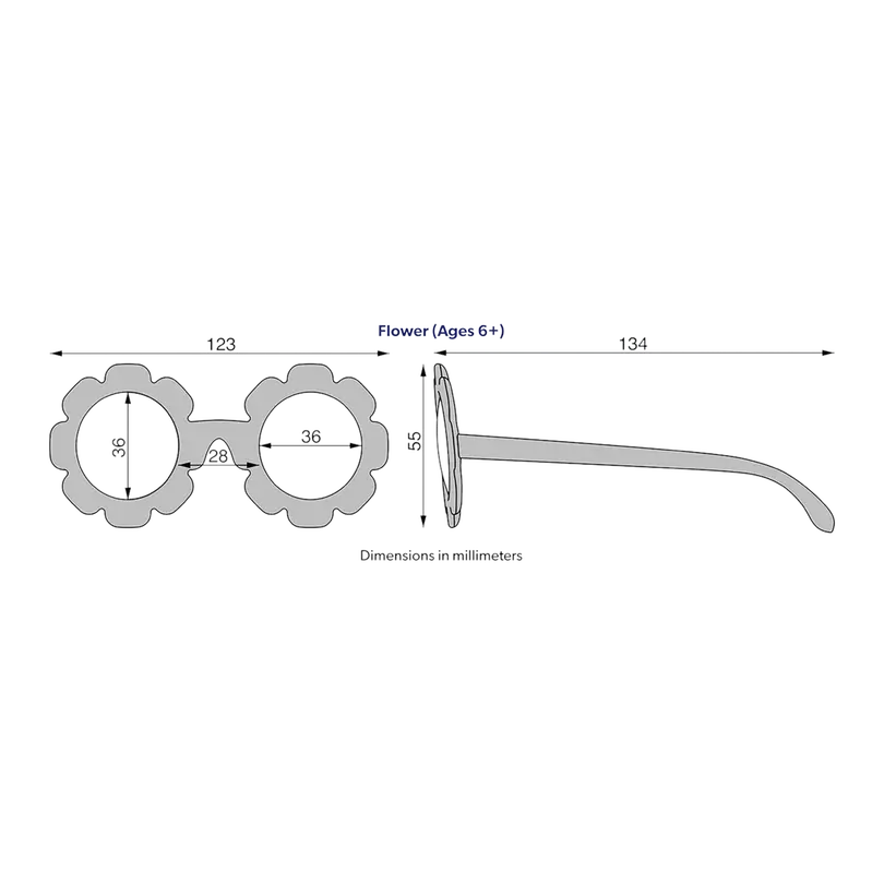 Sonnenbrille Flower