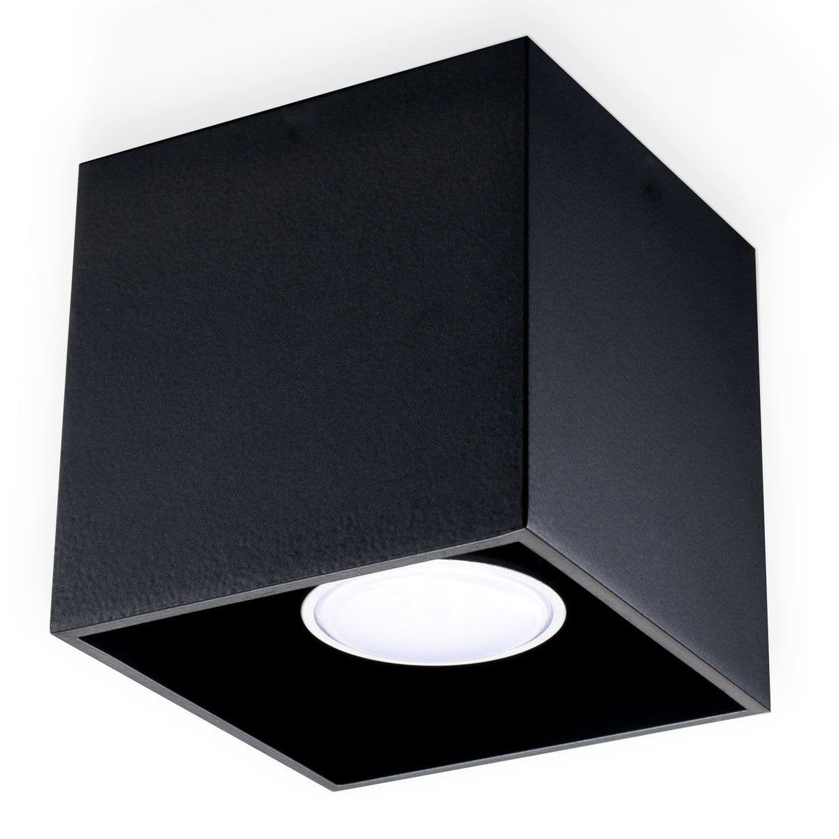Sollux plafondlamp Quad - 1 lichts - 10 x 10  cm - zwart