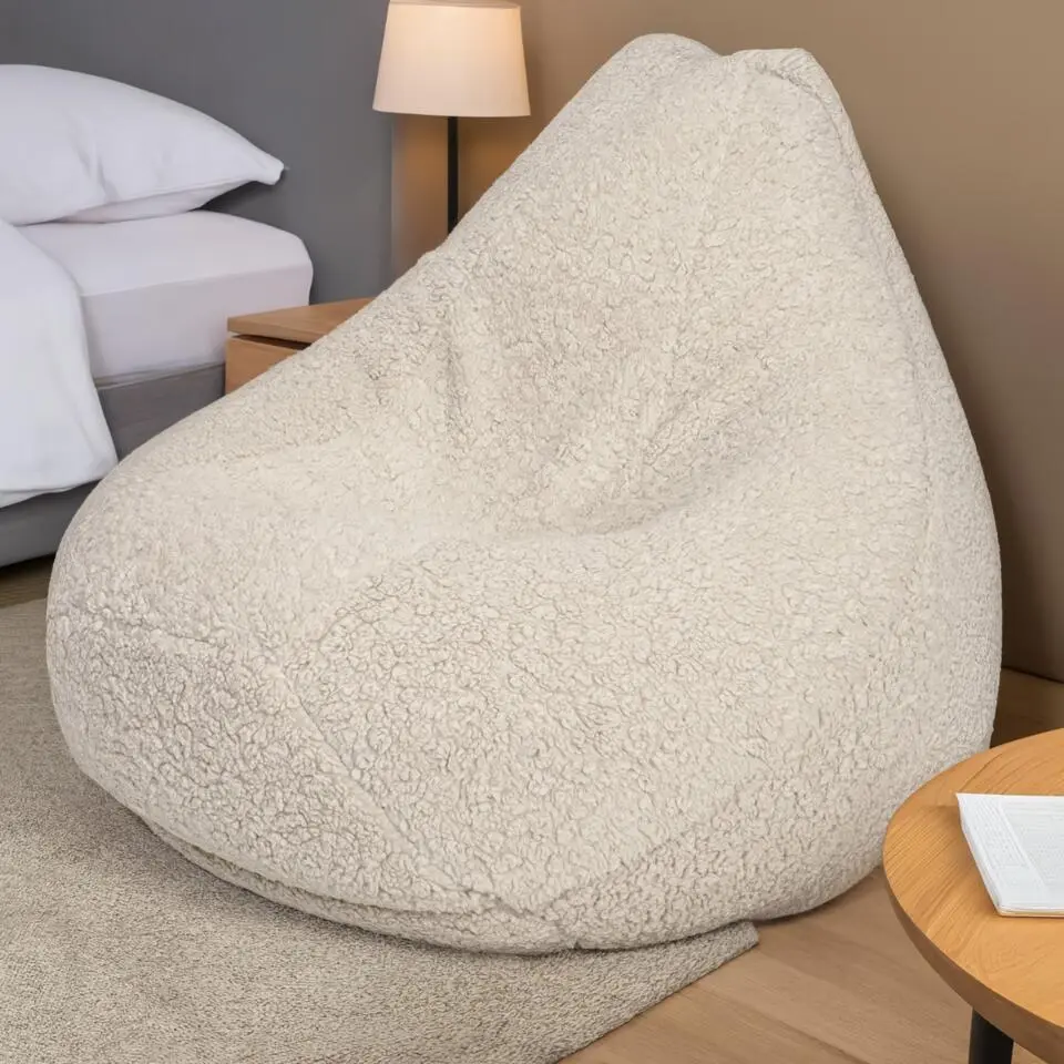Luxe Teddy Zitzakstoel van BobbelHome �?Comfortabel voor in huis