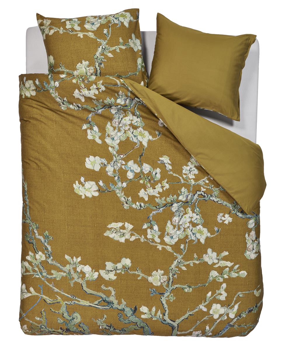 Beddinghouse x Van Gogh Museum Blossoming dekbedovertrek - Lits-Jumeaux XL - 260x200/220 cm - Oker